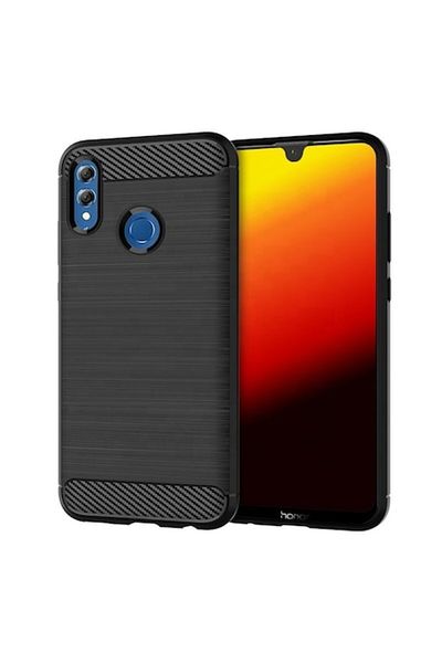 SOL Protective TPU Case, Carbon, for Huawei Y7 2019, Black