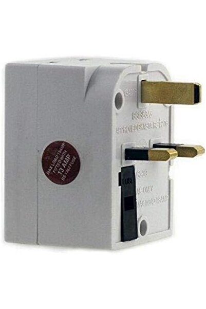 Generic 13AMP 240V Household Multi Plug Fused Adapter AC 3 Socket