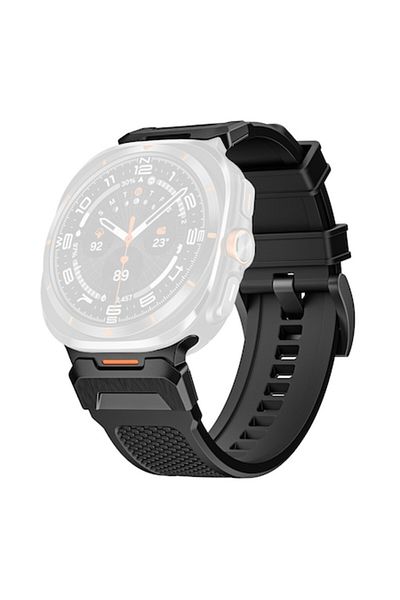 SOL Curea de ceas pentru Samsung Galaxy Watch Ultra 47mm, SOL, L76, plastic dur, culoare închisă intensă