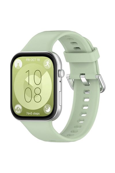 SOL Curea de ceas pentru Huawei Watch Fit 3, Protect, Y34, silicon, verde deschis, pădure