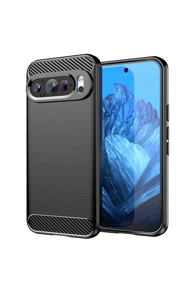 sols Husa pentru Google Pixel 9, Sol Protection, Carbon Fuse, Negru Carbon