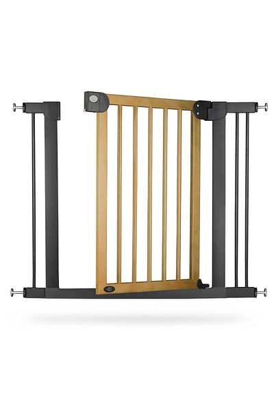 İSP Poarta de Siguranta Extensibila "ISP Baby Safety Guard 7405", Deschidere pe doua fete, Metalic-Lemn,