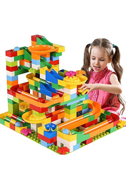 İSP Set Educativ si Creativ Traseu Labirint 2 in 1 cu 248 Piese, "LikeSmart P...