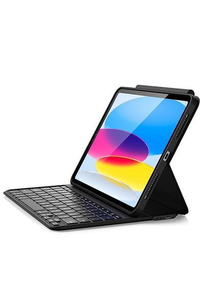 SOL Protective Case for iPad 10 2022 10.9, D74, Hard Plastic, Intense Dark