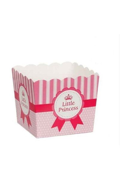 OEM Cutii de carton pentru petrecere Mică Prințesă 8x7x7cm - 6 buc