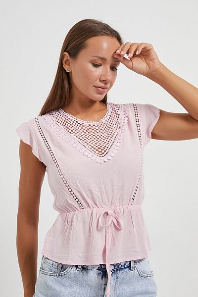 Arma Life ARMALIFE 4832 BLUZ DE DAME CU DETALII GUPTUR CU LEGARE LA TALE