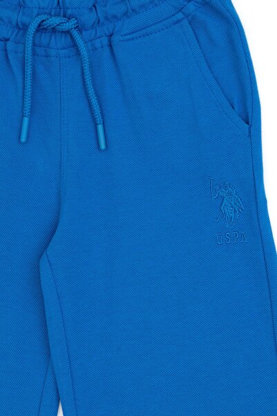 U.S. Polo Assn. Erkek Çocuk Kobalt Mavi Örme Şort 50298078-VR077