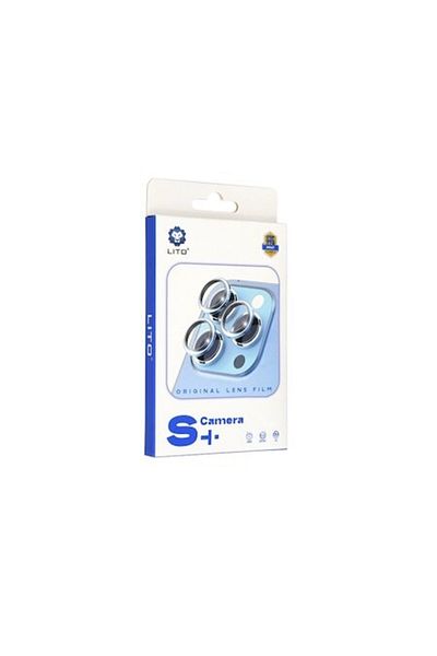 Lito Folie pentru iPhone 16/iPhone 16 Plus - S+ Camera Glass Protector, H47, Sticla securizata, Silv