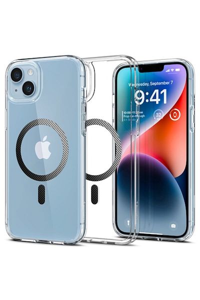 SOL High-Protection Case for iPhone 14 Plus, Protection, K57, Silicone, Carbon Fiber