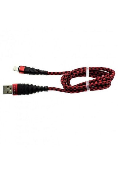 Flo Cablu de date/încărcare Lightning 3A 1m X119 Blister, Roșu/Negru