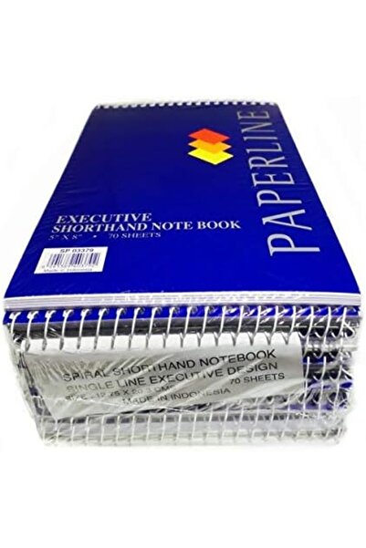 Paperline Executive Shorthand Note Book Bundle (5 X 8in) - 12 Pieces