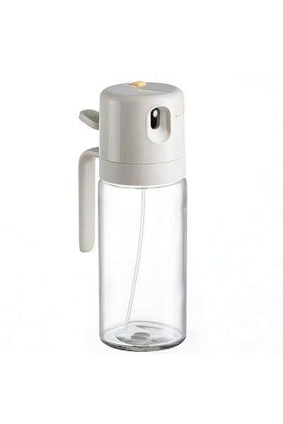 Flo Dozator pentru ulei, accesorii de bucătărie, deschidere și închidere automată a rezervorului, 550 ml, gri