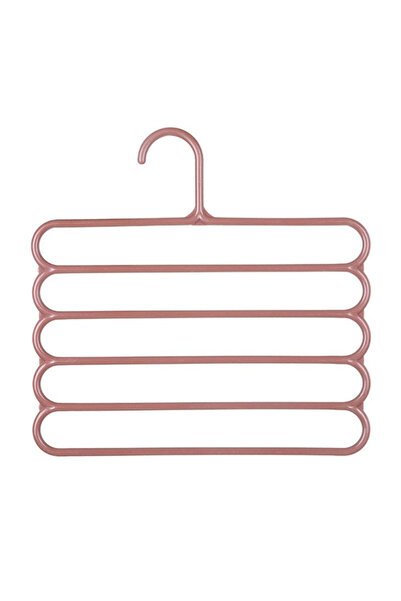 Mercaton Set 24 de umerașe multifuncționale din plastic cu 5 poziții, antiderapante, maro