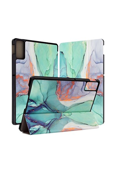 SOL Protective Case for Xiaomi Noble Redmi Pad SE 8.7, M74, Nanotextile, Green Time