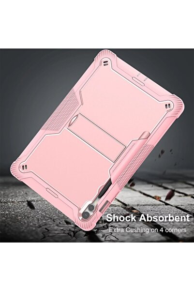 SOL Protective Case for Samsung Galaxy Tab S9 FE Plus + Screen Protector, R78, Lexgard, Deep Dark