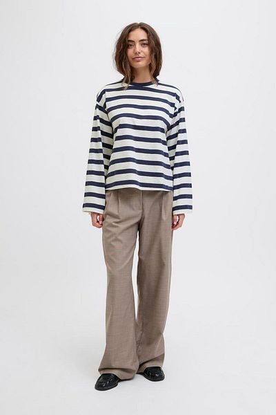 Jack & Jones Women's Loose Fit Striped T-Shirt - Lona