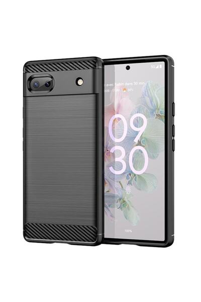 Air Protective Case for Google Pixel 6a, Compact, G95, Thermoresistant Plastic, Intense Dark