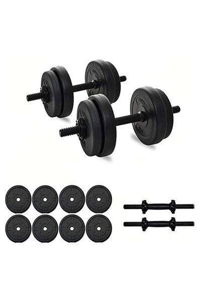 Weblonya 20 kg Halter Seti Dambıl Seti 1503