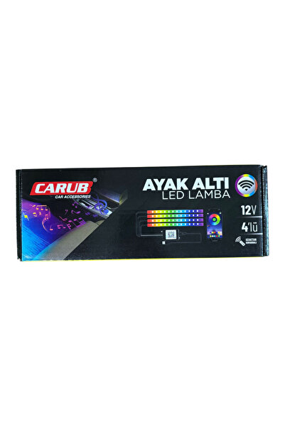 Carub Uzaktan Kumandalı Ayak Altı Led Lamba 12v Bluetoothlu