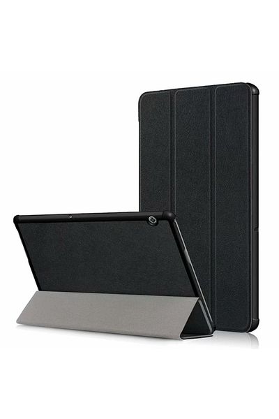 Techsuit Case for Huawei Mediapad T5 10.1 2018 W09/W19/L03/L09, FoldPro, X1993, Black