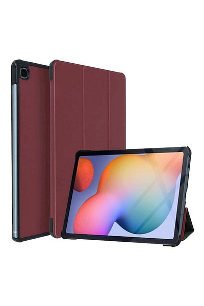 Rao Husa compatibila cu Samsung Galaxy Tab S6 Lite 2020/2022/2024, FoldPro, G29, Fibra Nano, Crazy Red