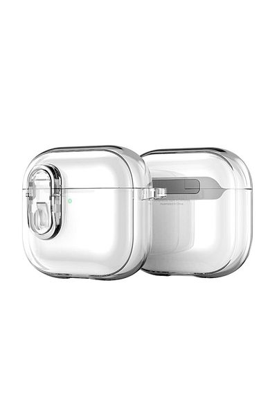 SOL High Protection Case for Apple AirPods 4, SOL, T19, Alloy, Crystal Clear