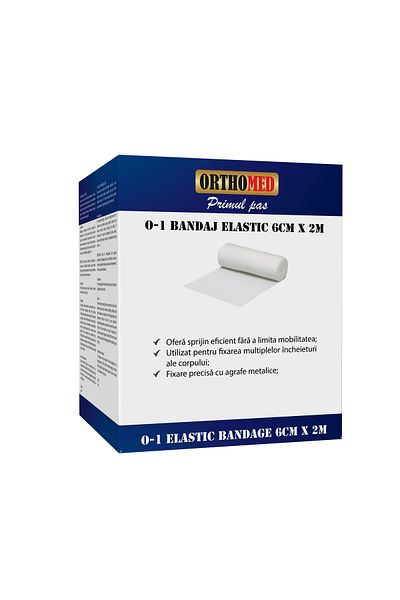 ORTHOMED Bandaj elastic 6 cm x 2 m,