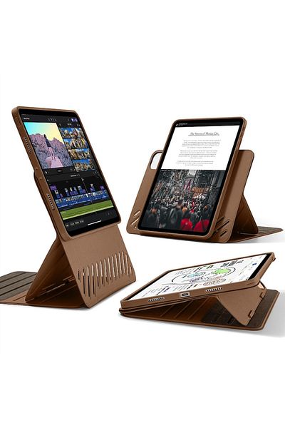 CLOUD Protective Case Compatible with iPad Pro 11 2024, Protect, Y29, Plastic, Intense Brown