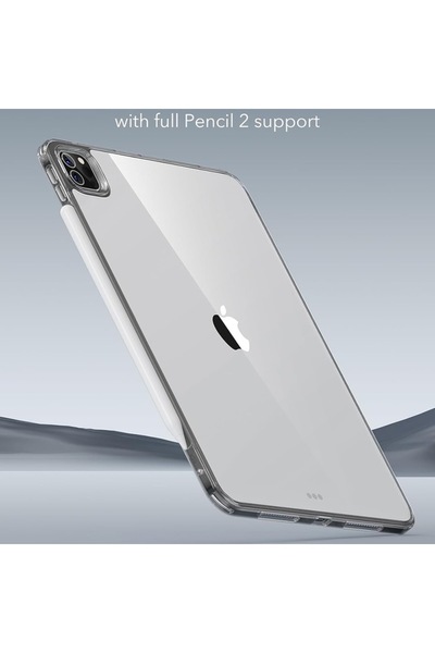 SOL Husă de protecție pentru iPad Pro 13 2024, M83, acrilică, neagră transparentă