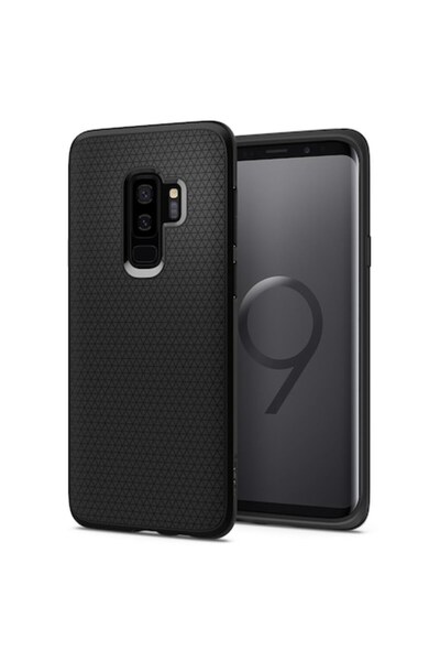 Spigen Husa pentru Samsung Galaxy S9 Plus, Liquid Air, Matte Black