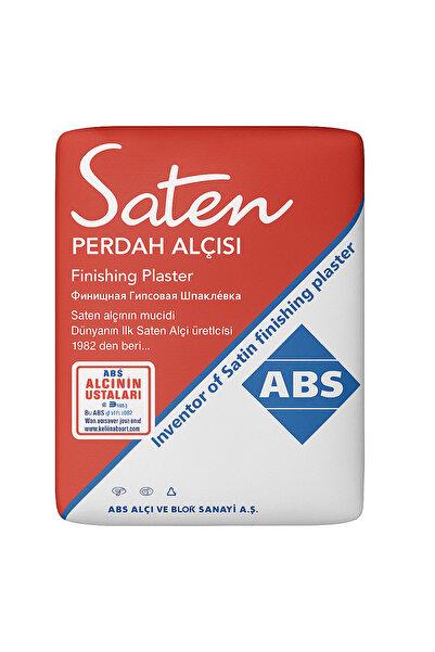 Banyolove ABS Saten Alçı, Perdah Alçısı Tadilat Tamir Alçısı 10 Kg