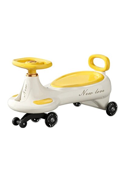 Flippy Ride-on Car, 1-8 years, 360° Steering, Anti-Tip, Silent Wheels, Push, Bluetooth, 66 x 32 x 3