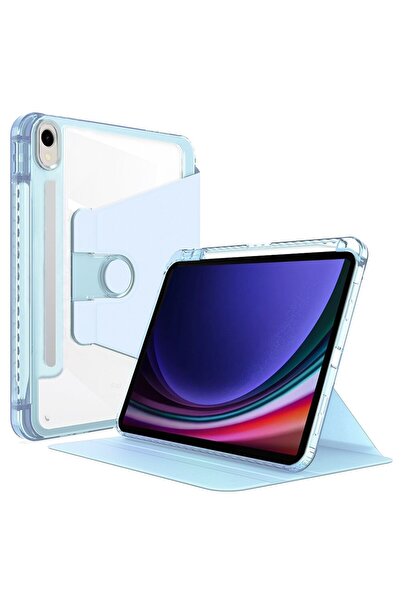 Rao Husa compatibila cu Samsung Galaxy Tab S9/S9 FE, Crystal Vision, U52, Premium Lexgard, Bleu