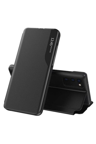 SOL Husă de protecție pentru Samsung Galaxy A03s, Power, W60, piele, nuanță intensă închisă