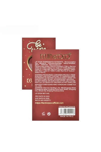 Kevin Mat Lipstick for Kids, Flo & COCO, Be Mine, Pink