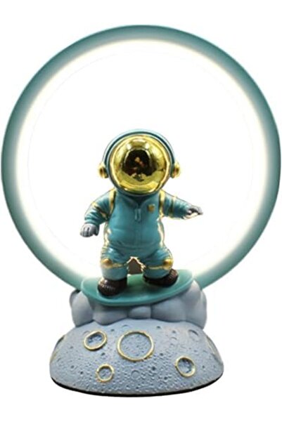 SUKILO ضوء ليلي للأطفال | ضوء ليلي رائد فضاء بشحن USB | مصباح طاولة بإضاءة لي...