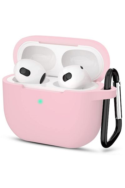 SOL Protective Case for Apple AirPods 3, Protect, O37, Silicone, Soft Rose