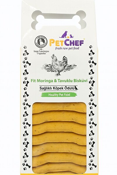 Petchef Fit Moringa & Tavuklu Bisküvi (100gr)