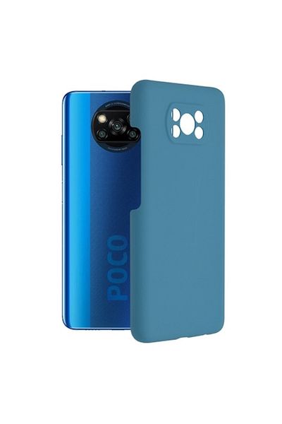 SOL High-Protection Case for Xiaomi Poco X3/X3 NFC/X3 Pro, Clear Blue