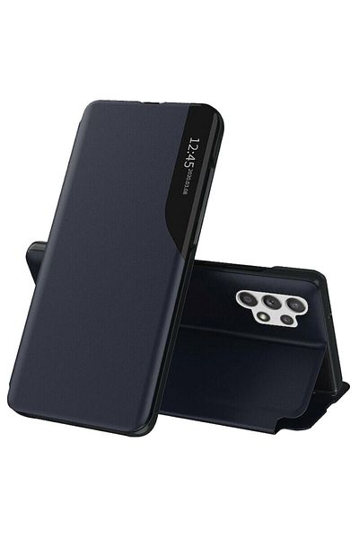 SOL High Protection Case for Samsung Galaxy A32 4G, Urban Sol, B76, Faux Leather, Dark Blue