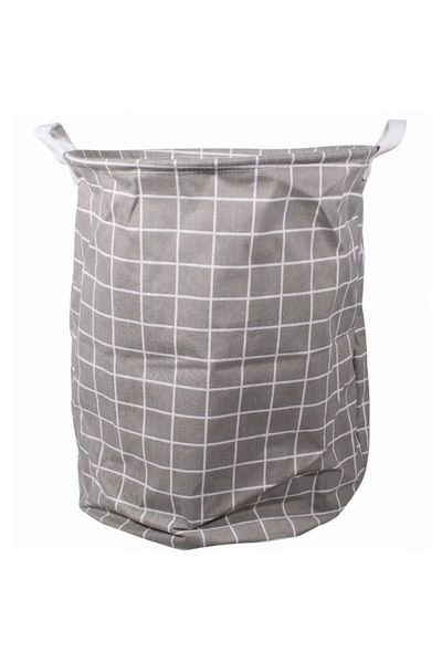 Mercaton Laundry Basket with Handles, Waterproof, Polyester, 40 x 50 cm, 80 Litres, Grey