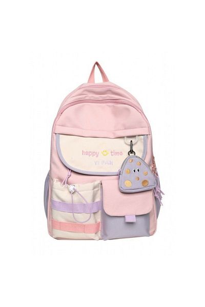 Mercaton Backpack for Kids, Waterproof, Breathable Material, Multiple Pockets, 2035 L, 30 x 11 x 42 cm, Pi