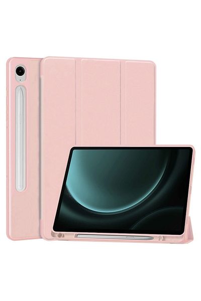 Rao Husa compatibila cu Samsung Galaxy Tab S9 FE, Flex Trifold, F81, TPU, Pinky