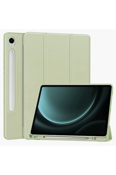 SOL Protective Case for Samsung Galaxy Tab S9 FE, K71, TPU, Matcha Lucky Green