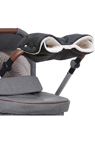 SLEEVE за бебешка количка Jnibury, плат Оксфорд, бяло/черно, 25 x 53 см