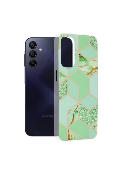 SOL High-Protection Case for Samsung Galaxy A15 4G/A15 5G, Protect, Green Forest Hex