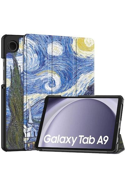 Rao Protective Tablet Case for Samsung Galaxy Tab A9, FoldPro, Starry Night