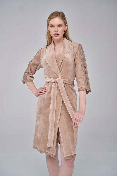 Nuşa Rochie din bumbac din catifea din dantelă Niki