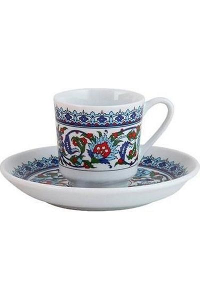 DECOSTYLE Porcelain Topkapi Pattern Coffee Set 12 Pieces