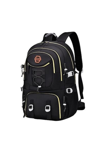 Briggs Rucsac multifuncțional pentru călătorii, alpinism, drumeții, pânză Oxford, negru,
